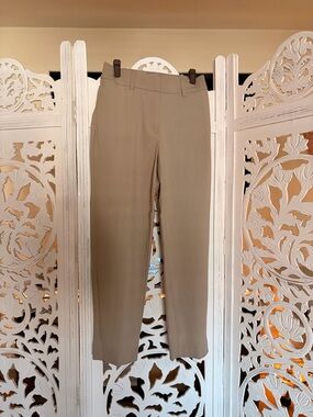 H&M Straight-Leg Dress Pants in Light Taupe